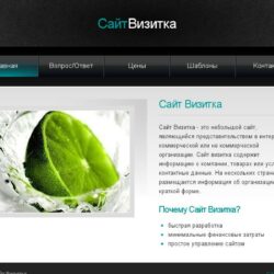Как и где заказать создание сайта-визитки?