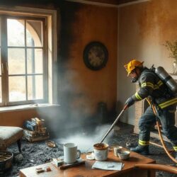 Уборка после пожара -клининг: вернуть дому порядок, здоровье и спокойствие