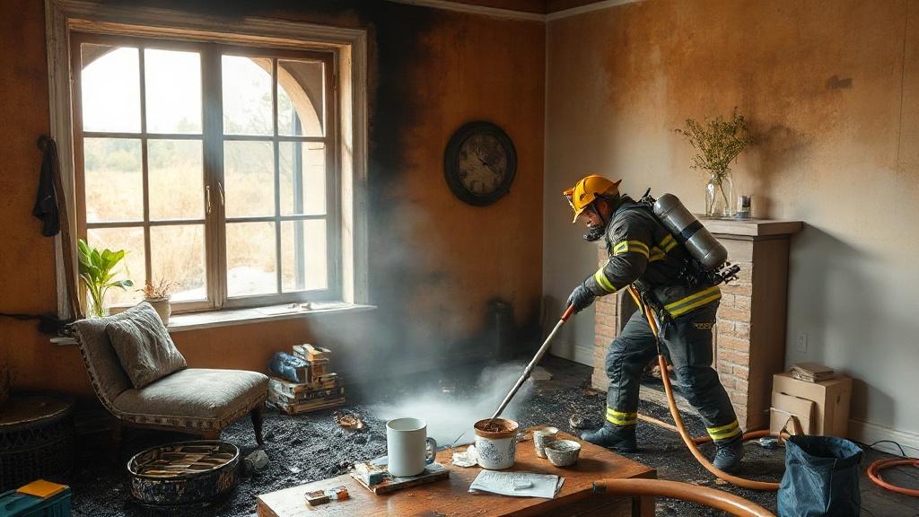 Уборка после пожара -клининг: вернуть дому порядок, здоровье и спокойствие
