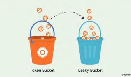 Rate limiter алгоритмы Token Bucket и Leaky Bucket: как они работают и где применяются